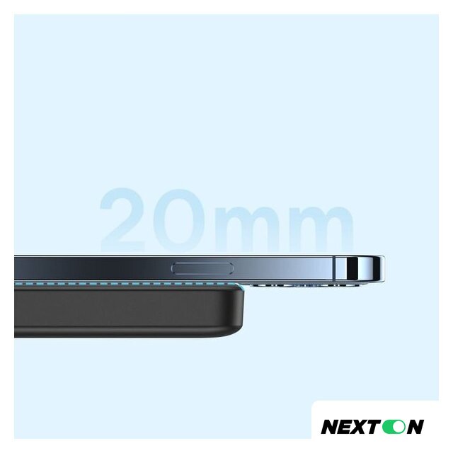 Внешний аккумулятор Baseus Magnetic Mini Air Wireless Fast Charge Power Bank 20W 10000mAh (черный) - Изображение №18 — Интернет-магазин Nexton