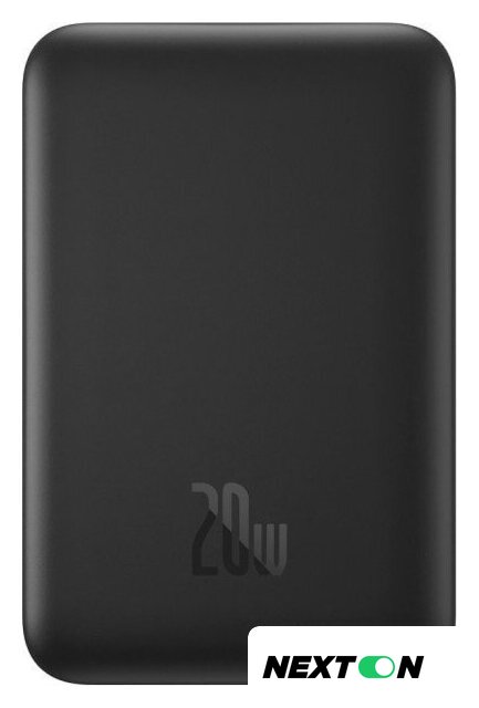 Внешний аккумулятор Baseus Magnetic Mini Air Wireless Fast Charge Power Bank 20W 10000mAh (черный) - Изображение №1 — Интернет-магазин Nexton