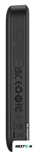 Внешний аккумулятор Baseus Magnetic Mini Air Wireless Fast Charge Power Bank 20W 10000mAh (черный) - Изображение №6 — Интернет-магазин Nexton