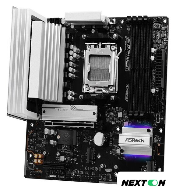 Материнская плата ASRock A620AM Pro RS WiFi - Изображение №3 — Интернет-магазин Nexton
