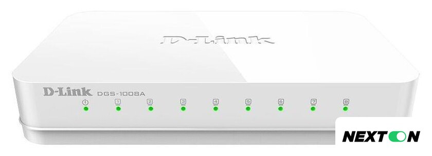 Неуправляемый коммутатор D-Link DGS-1008A/F1A - Изображение №1 — Интернет-магазин Nexton