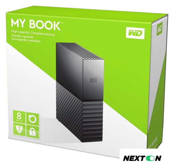 Внешний накопитель WD My Book 8TB [WDBBGB0080HBK] - Изображение №7 — Интернет-магазин Nexton