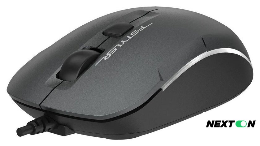 Мышь A4Tech Fstyler FM26S (серый) - Изображение №2 — Интернет-магазин Nexton