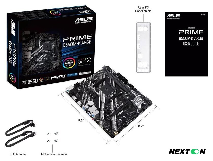 Материнская плата ASUS Prime B550M-K ARGB - Изображение №7 — Интернет-магазин Nexton
