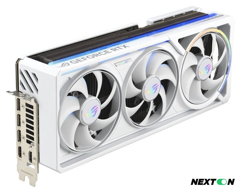 Видеокарта ASUS ROG Astral GeForce RTX 5080 16GB GDDR7 White OC Edition ROG-ASTRAL-RTX5080-O16G-WHITE - Изображение №1 — Интернет-магазин Nexton