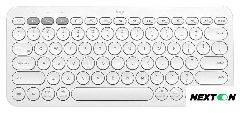 Клавиатура Logitech Multi-Device K380 Bluetooth 920-009589 (белый) - Изображение №1 — Интернет-магазин Nexton