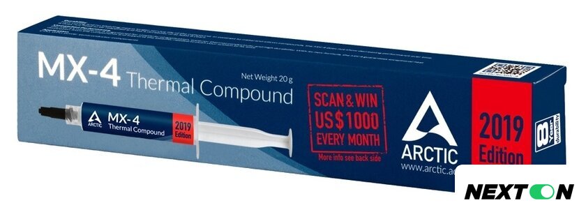 Термопаста Arctic MX-4 ACTCP00001B (20 г) - Изображение №2 — Интернет-магазин Nexton