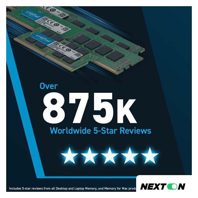 Оперативная память Crucial 8ГБ DDR5 5600 МГц CT8G56C46U5 - Изображение №7 — Интернет-магазин Nexton