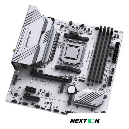 Материнская плата Maxsun Terminator B650M WiFi Ice - Изображение №4 — Интернет-магазин Nexton