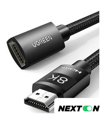 Кабель Ugreen HD151 40447 HDMI - HDMI (1 м, черный) - Изображение №1 — Интернет-магазин Nexton