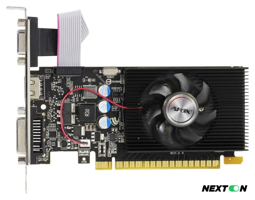 Видеокарта AFOX GeForce GT 730 2GB DDR3 AF730-2048D3L6 - Изображение №1 — Интернет-магазин Nexton