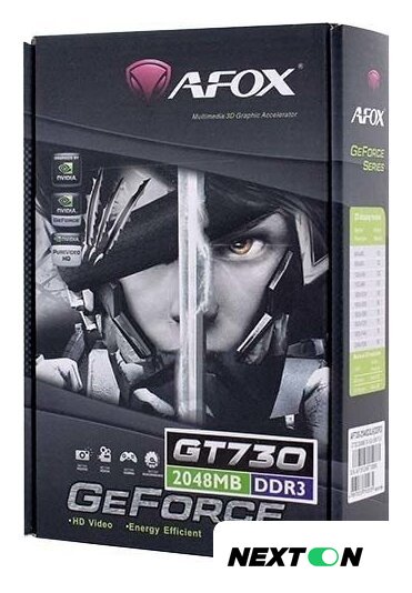 Видеокарта AFOX GeForce GT 730 2GB DDR3 AF730-2048D3L6 - Изображение №4 — Интернет-магазин Nexton