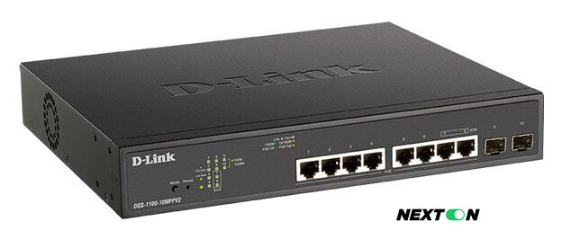 Управляемый коммутатор 2-го уровня D-Link DGS-1100-10MPPV2/A3A - Изображение №1 — Интернет-магазин Nexton