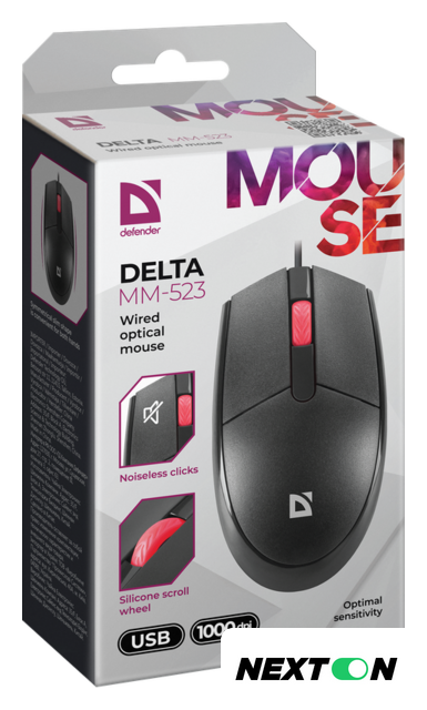 Мышь Defender Delta MM-523 - Изображение №3 — Интернет-магазин Nexton