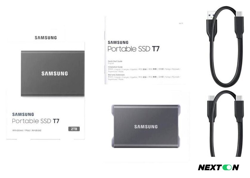 Внешний накопитель Samsung T7 2TB (серый) - Изображение №8 — Интернет-магазин Nexton