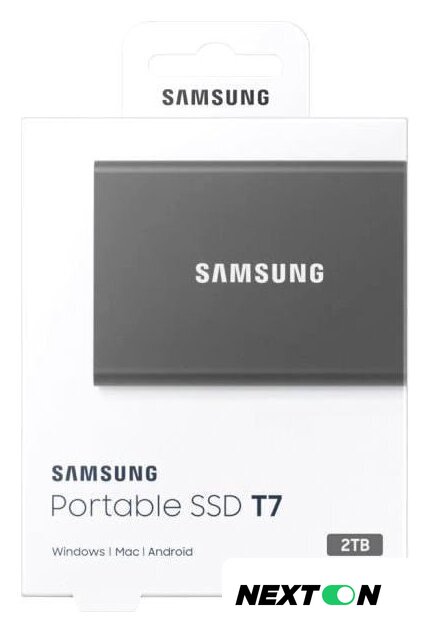 Внешний накопитель Samsung T7 2TB (серый) - Изображение №7 — Интернет-магазин Nexton
