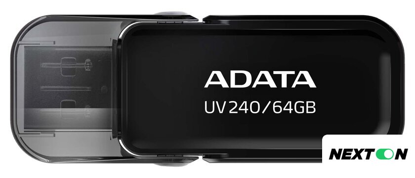 USB Flash ADATA UV240 64GB (черный) - Изображение №2 — Интернет-магазин Nexton