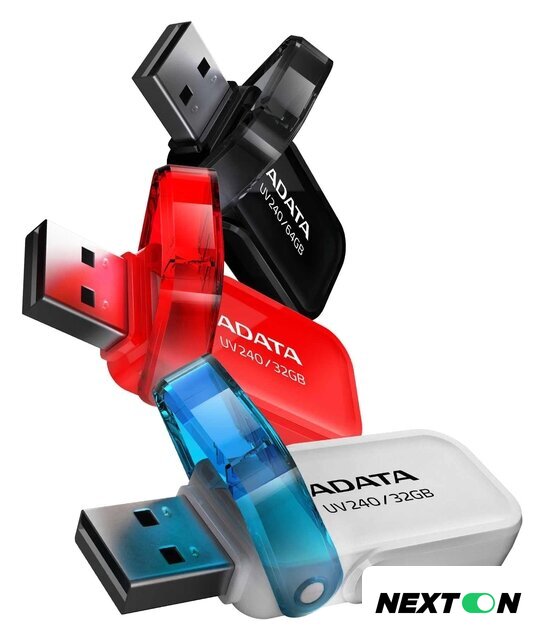 USB Flash ADATA UV240 64GB (черный) - Изображение №4 — Интернет-магазин Nexton