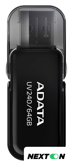 USB Flash ADATA UV240 64GB (черный) - Изображение №1 — Интернет-магазин Nexton