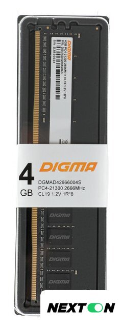 Оперативная память Digma 4ГБ DDR4 2666 МГц DGMAD42666004S - Изображение №10 — Интернет-магазин Nexton