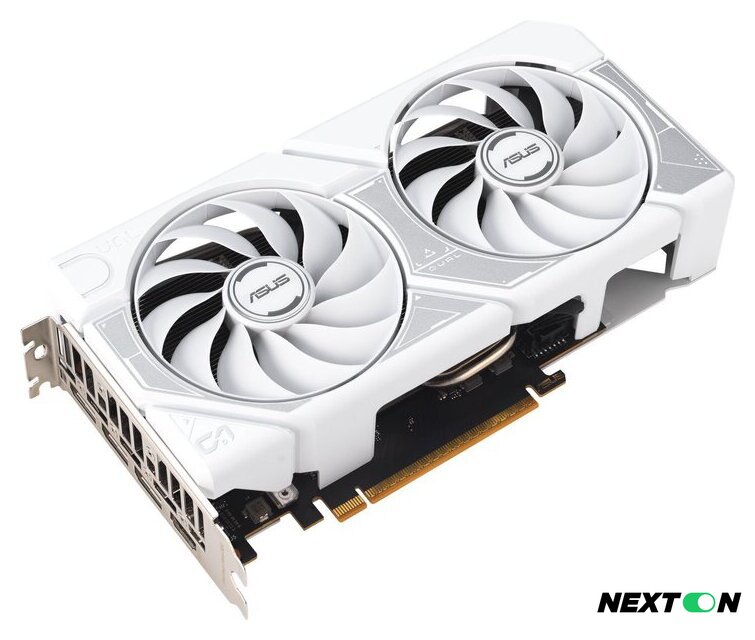 Видеокарта ASUS Dual GeForce RTX 5060 8GB GDDR7 White OC Edition DUAL-RTX5060-O8G-WHITE - Изображение №4 — Интернет-магазин Nexton