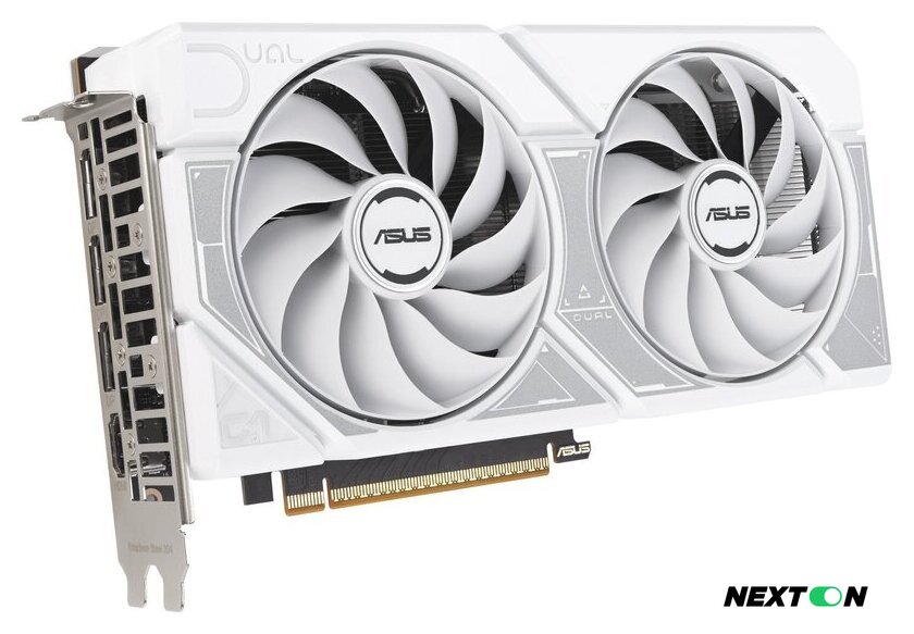 Видеокарта ASUS Dual GeForce RTX 5060 8GB GDDR7 White OC Edition DUAL-RTX5060-O8G-WHITE - Изображение №3 — Интернет-магазин Nexton