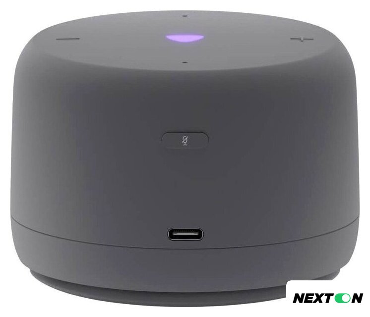 Умная колонка Яндекс Станция Лайт 2 без часов (серый) - Изображение №4 — Интернет-магазин Nexton