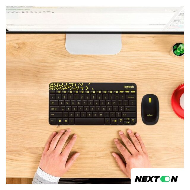 Офисный набор Logitech MK240 Nano 920-008198 (черный) - Изображение №3 — Интернет-магазин Nexton