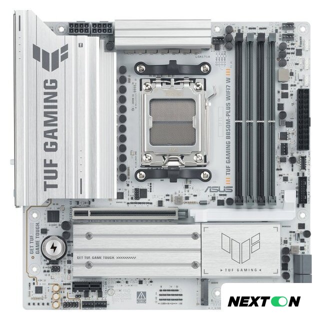 Материнская плата ASUS TUF Gaming B850M-Plus WiFi7 W - Изображение №1 — Интернет-магазин Nexton