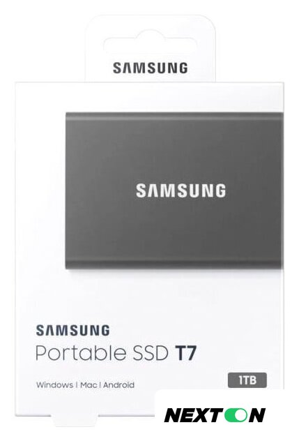 Внешний накопитель Samsung T7 1TB (серый) - Изображение №7 — Интернет-магазин Nexton