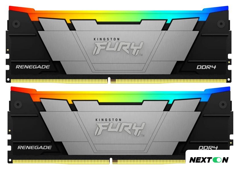 Оперативная память Kingston FURY Renegade RGB 2x8ГБ DDR4 4266 МГц KF442C19RB2AK2/16 - Изображение №1 — Интернет-магазин Nexton
