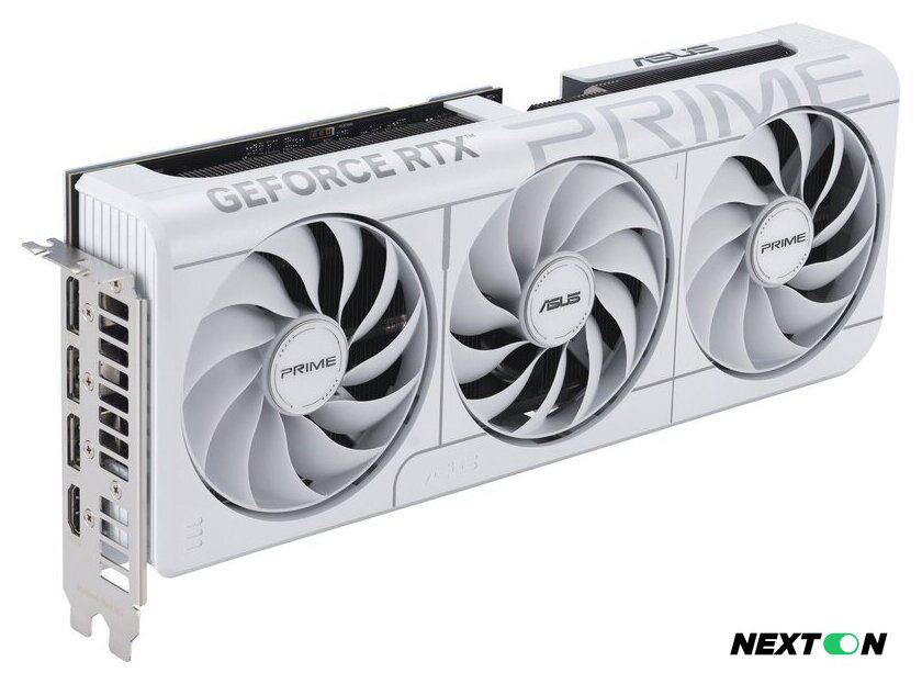 Видеокарта ASUS Prime GeForce RTX 5070 12GB GDDR7 White OC Edition PRIME-RTX5070-O12G-WHITE - Изображение №1 — Интернет-магазин Nexton
