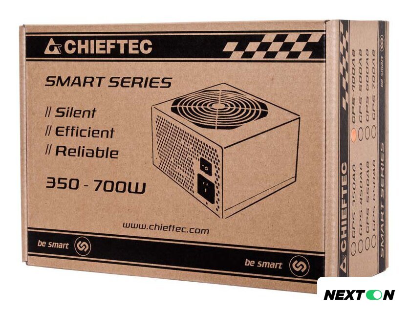 Блок питания Chieftec Smart 600W (GPS-600A8) - Изображение №6 — Интернет-магазин Nexton
