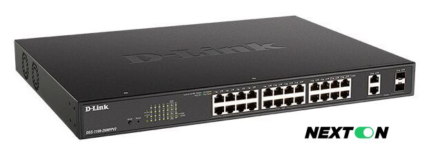 Настраиваемый коммутатор D-Link DGS-1100-26MPPV2/A3A - Изображение №1 — Интернет-магазин Nexton
