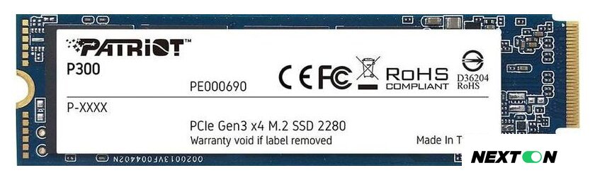 SSD Patriot P300 256GB P300P256GM28 - Изображение №1 — Интернет-магазин Nexton