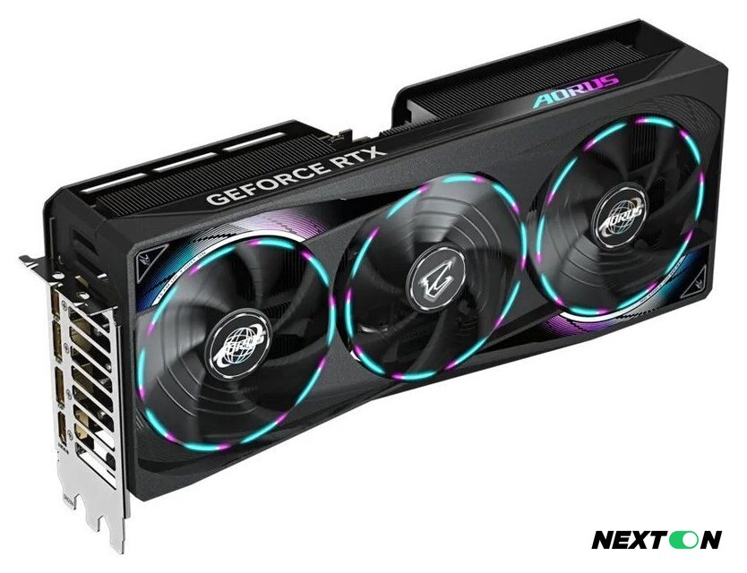 Видеокарта Gigabyte Aorus GeForce RTX 5070 Master 12G GV-N5070AORUS M-12GD - Изображение №1 — Интернет-магазин Nexton