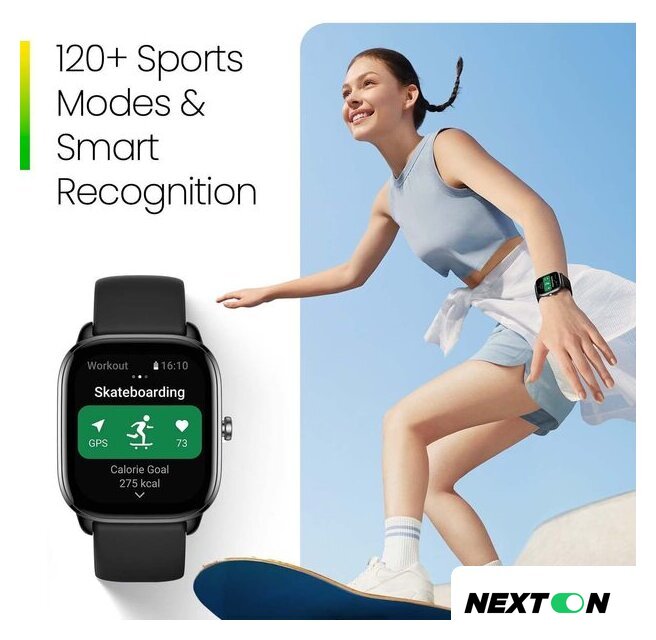 Умные часы Amazfit GTS 4 Mini (полночный черный) - Изображение №9 — Интернет-магазин Nexton