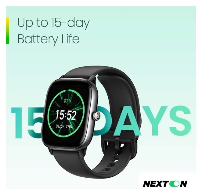 Умные часы Amazfit GTS 4 Mini (полночный черный) - Изображение №6 — Интернет-магазин Nexton