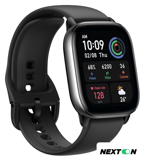 Умные часы Amazfit GTS 4 Mini (полночный черный) - Изображение №2 — Интернет-магазин Nexton