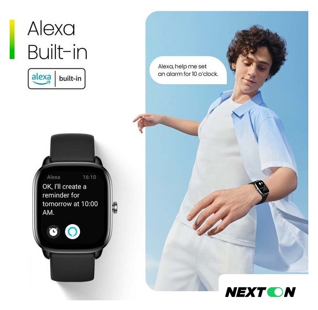 Умные часы Amazfit GTS 4 Mini (полночный черный) - Изображение №7 — Интернет-магазин Nexton