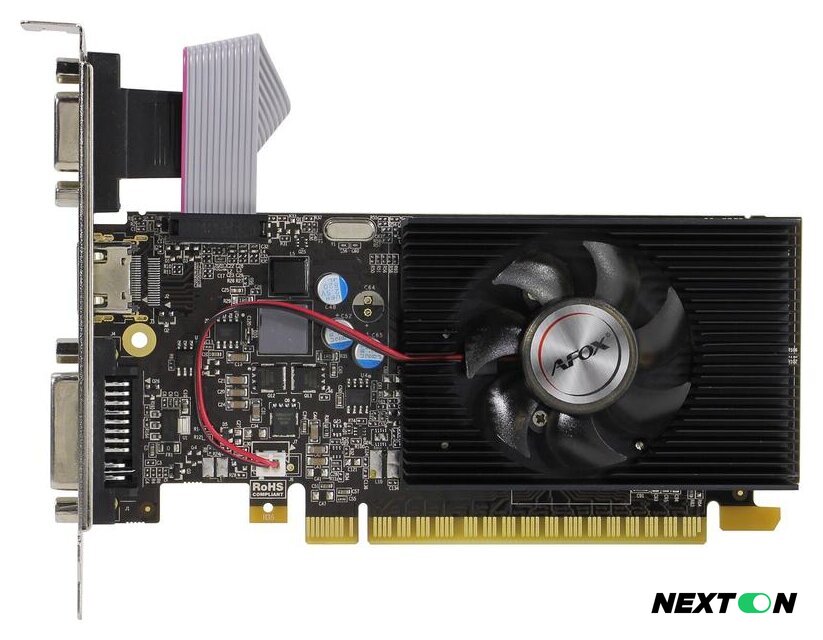 Видеокарта AFOX GeForce GT 730 4GB DDR3 AF730-4096D3L5 - Изображение №1 — Интернет-магазин Nexton