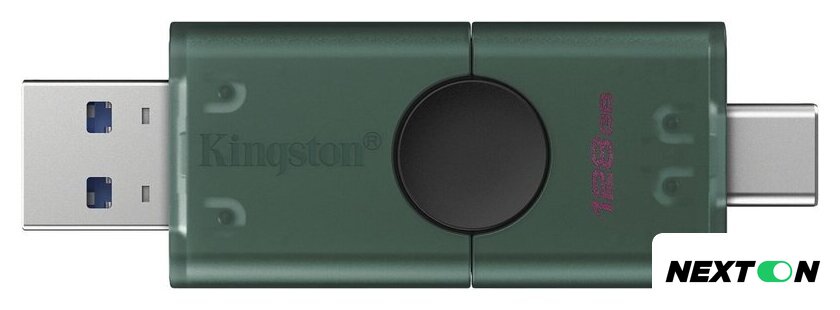 USB Flash Kingston DataTraveler Duo 128GB DTDEG2/128GB - Изображение №2 — Интернет-магазин Nexton