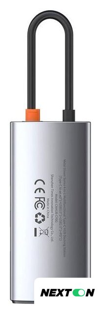 Док-станция Baseus Metal Gleam Series 4 in 1 Multifunctional Type-C CAHUB-CY0G - Изображение №4 — Интернет-магазин Nexton