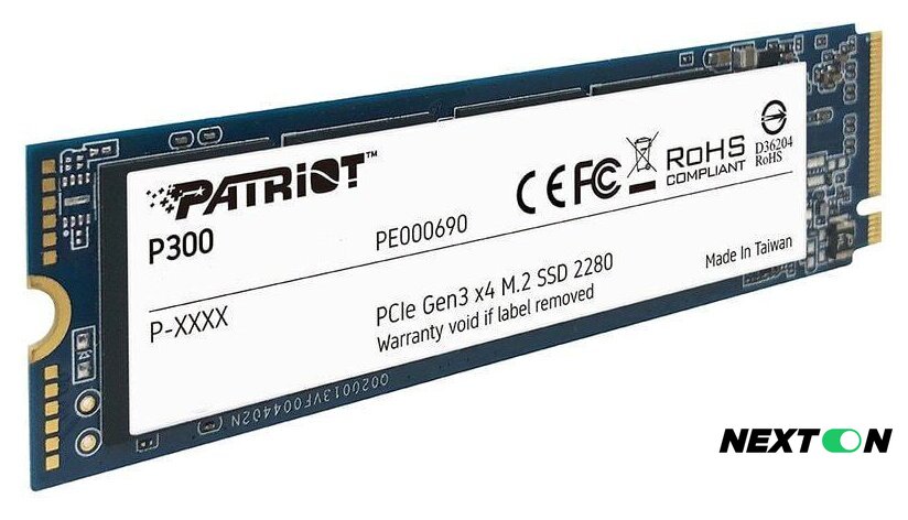 SSD Patriot P300 128GB P300P128GM28 - Изображение №4 — Интернет-магазин Nexton