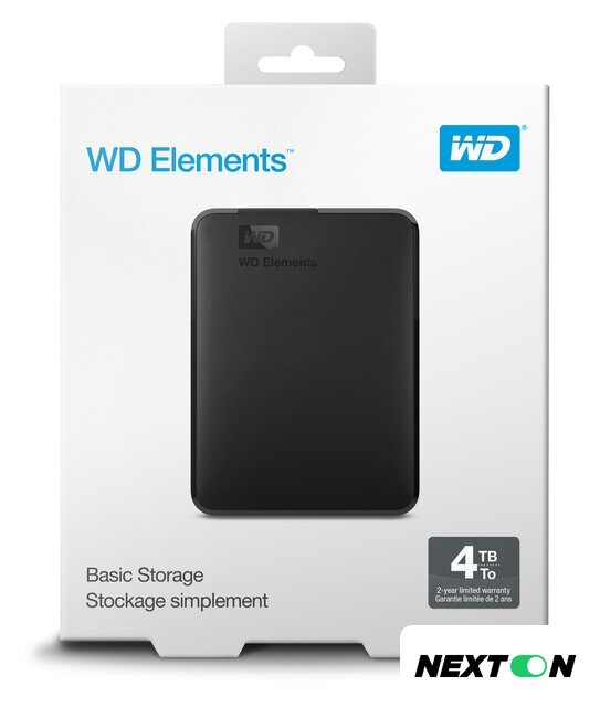 Внешний накопитель WD Elements Portable 4TB WDBU6Y0040BBK - Изображение №6 — Интернет-магазин Nexton