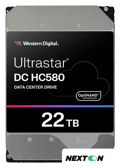 Жесткий диск WD Ultrastar DC HC580 22TB WUH722422ALE604 - Изображение №1 — Интернет-магазин Nexton