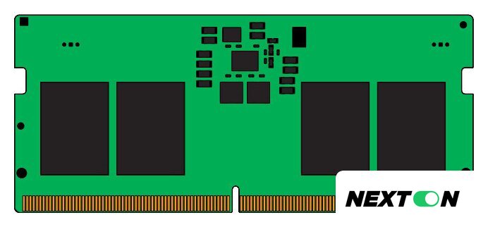 Оперативная память Kingston 8ГБ DDR5 SODIMM 5600 МГц KVR56S46BS6-8 - Изображение №1 — Интернет-магазин Nexton