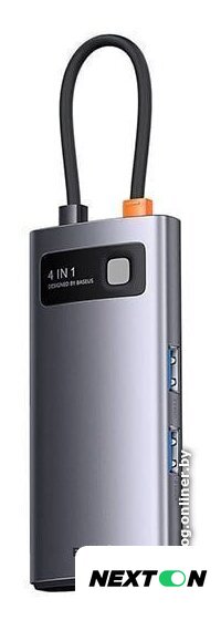Док-станция Baseus StarJoy 4-Port Type-C Hub Adapter WKWG070113 - Изображение №2 — Интернет-магазин Nexton