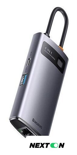 Док-станция Baseus StarJoy 4-Port Type-C Hub Adapter WKWG070113 - Изображение №4 — Интернет-магазин Nexton