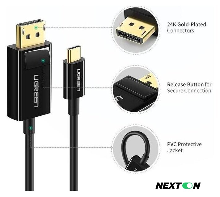 Кабель Ugreen MM139 50994 - Изображение №5 — Интернет-магазин Nexton